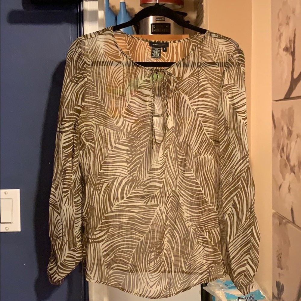 Sheer blouse